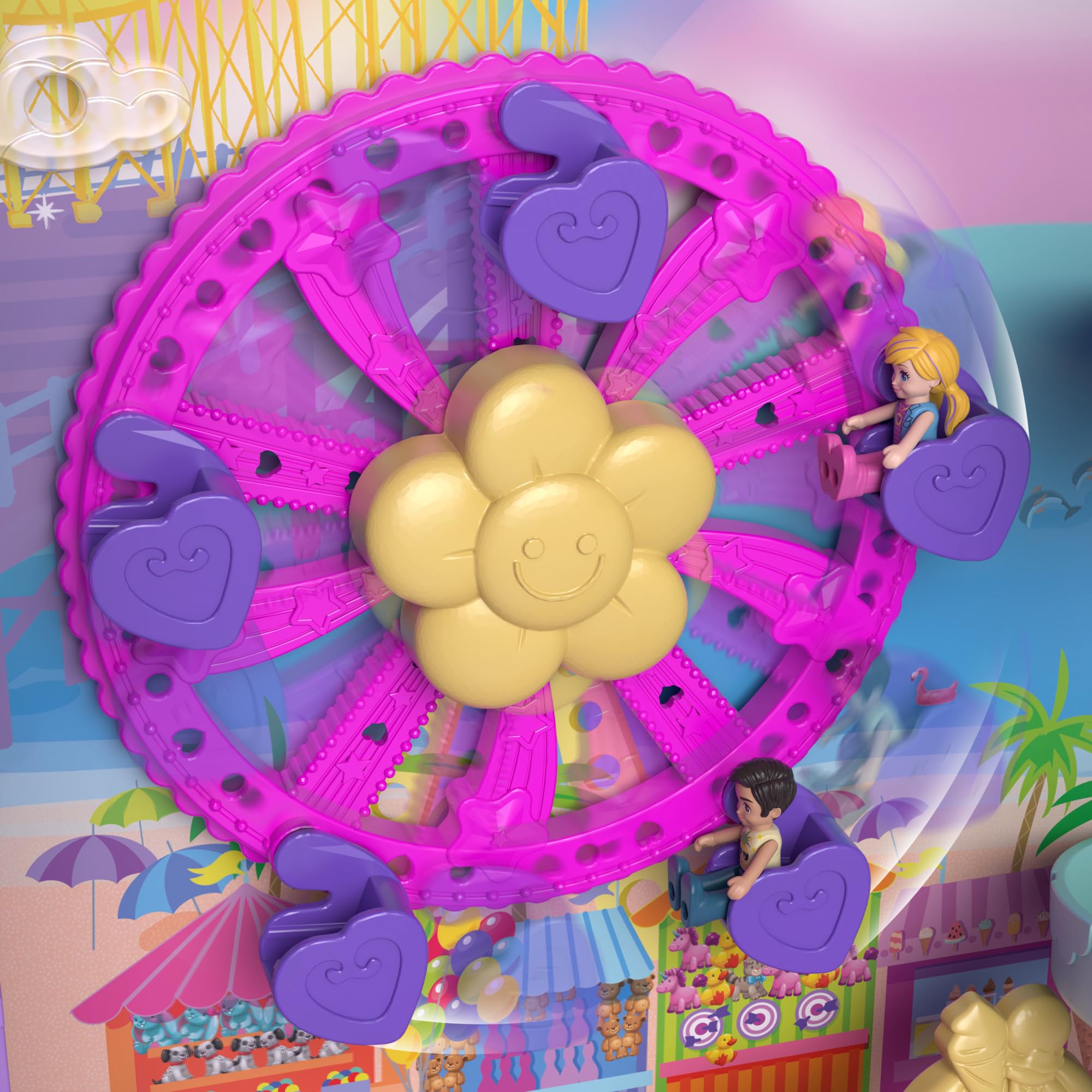 Foto 6 pulgar | Set De Juego Polly Pocket Pollyville Resort Con 4 Muñecas Y Un Coche - Venta Internacional.