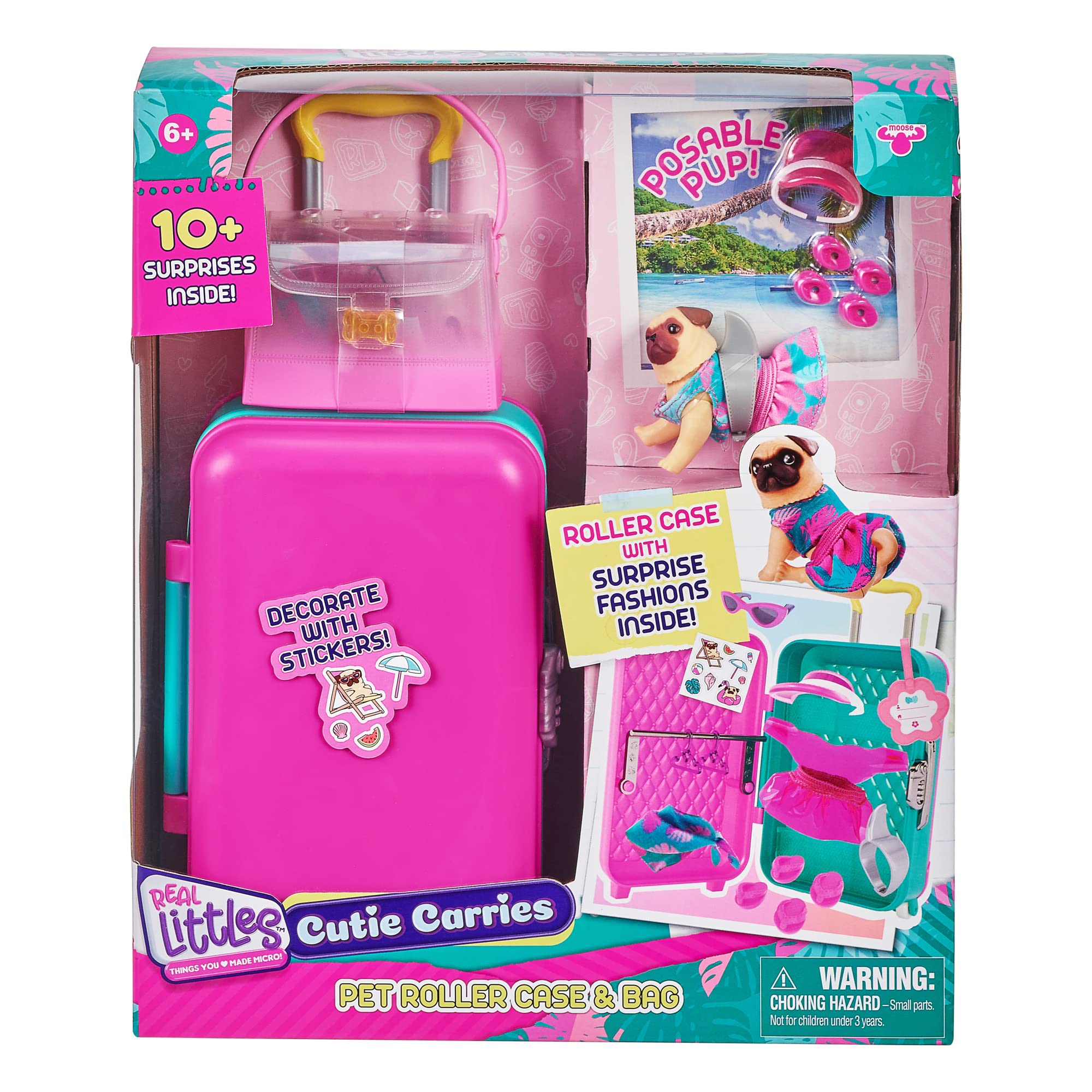 Foto 2 | Paquete De Fundas Y Bolsas Con Ruedas Toy Real Littles S5 Cutie Carries Para Mascotas - Venta Internacional.