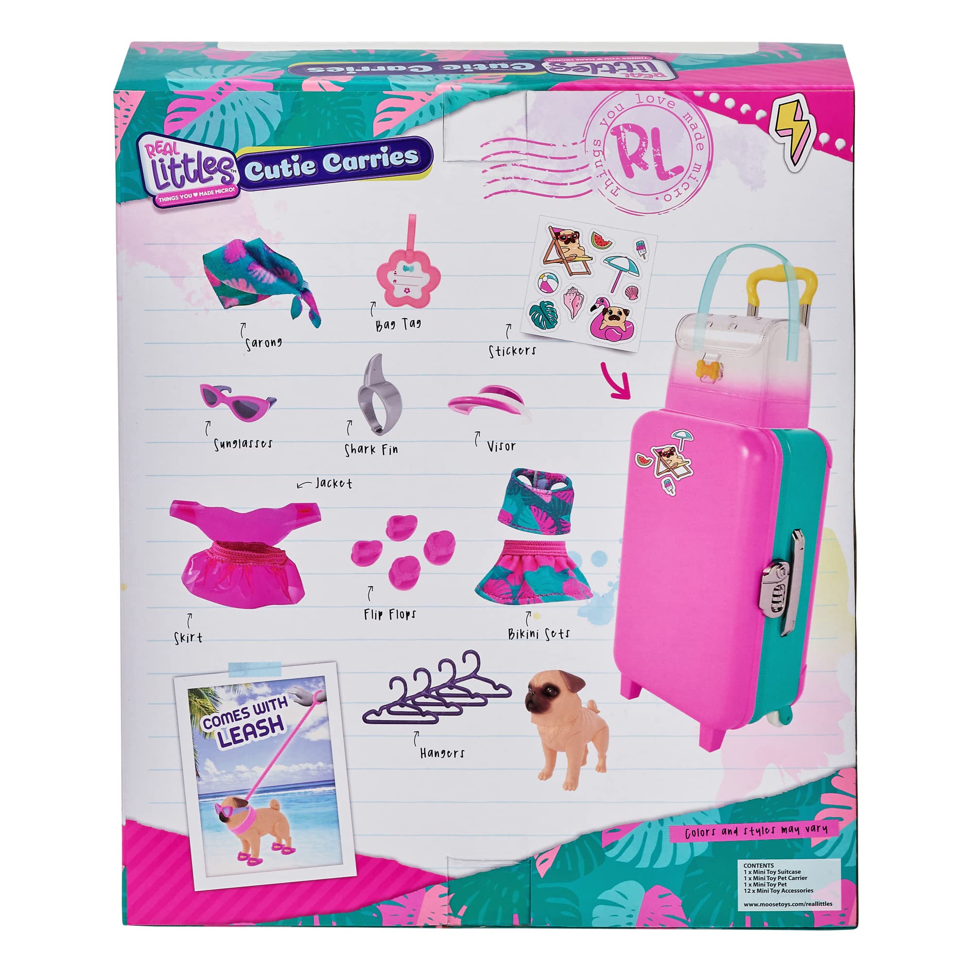 Foto 6 pulgar | Paquete De Fundas Y Bolsas Con Ruedas Toy Real Littles S5 Cutie Carries Para Mascotas - Venta Internacional.