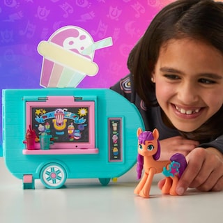 Foto 2 | Camión De Batidos Playset My Little Pony Sunny Starscout Desde Hace Más De 5 Años - Venta Internacional.