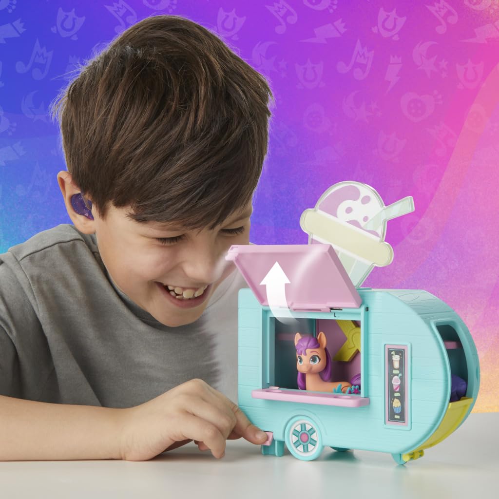 Foto 4 pulgar | Camión De Batidos Playset My Little Pony Sunny Starscout Desde Hace Más De 5 Años - Venta Internacional.