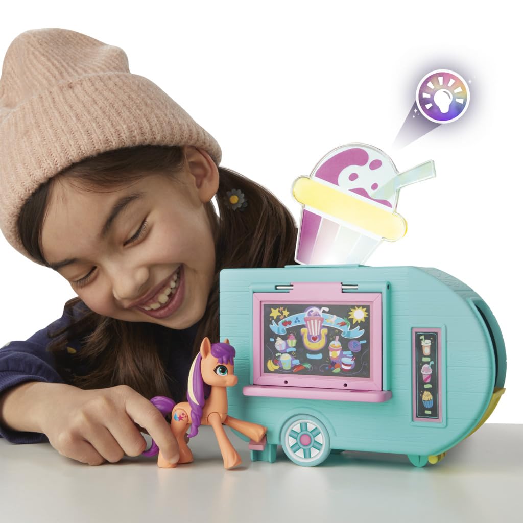 Foto 5 pulgar | Camión De Batidos Playset My Little Pony Sunny Starscout Desde Hace Más De 5 Años - Venta Internacional.