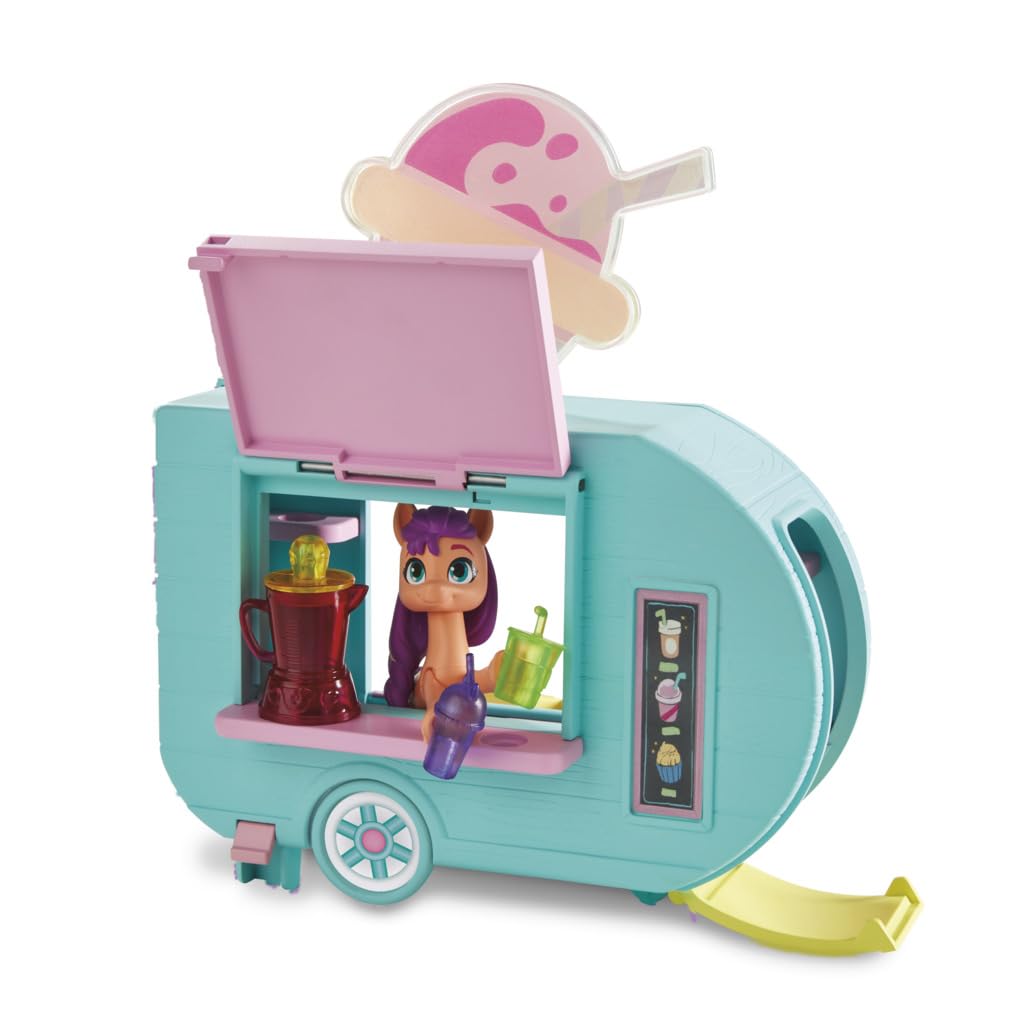Foto 6 pulgar | Camión De Batidos Playset My Little Pony Sunny Starscout Desde Hace Más De 5 Años - Venta Internacional.