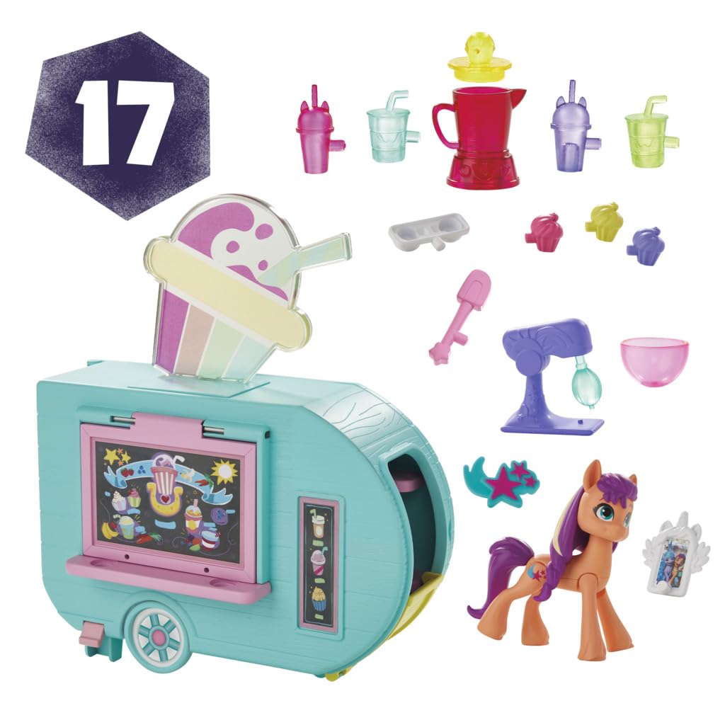 Foto 8 pulgar | Camión De Batidos Playset My Little Pony Sunny Starscout Desde Hace Más De 5 Años - Venta Internacional.