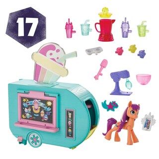 Foto 7 | Camión De Batidos Playset My Little Pony Sunny Starscout Desde Hace Más De 5 Años - Venta Internacional.