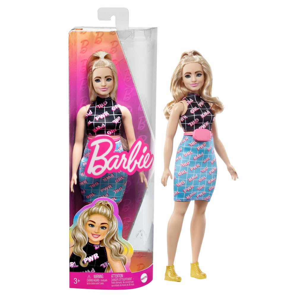 Foto 2 pulgar | Muñeca De Moda Barbie Fashionistas #202 Curvy Con Cabello Rubio - Venta Internacional.