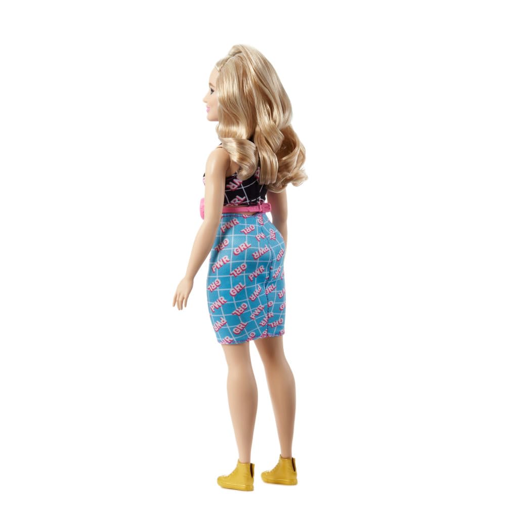 Foto 5 | Muñeca De Moda Barbie Fashionistas #202 Curvy Con Cabello Rubio - Venta Internacional.