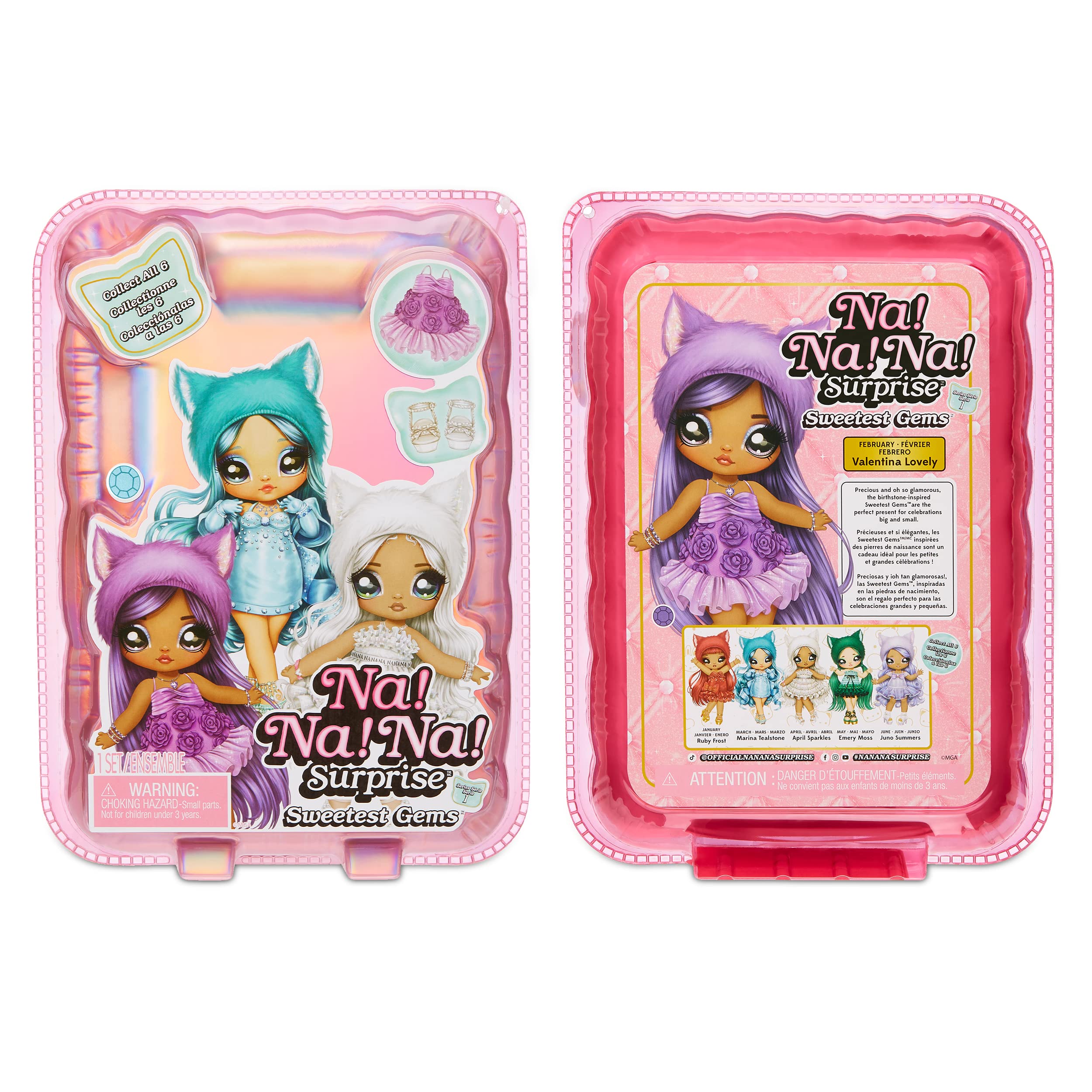 Foto 7 pulgar | Muñeca De Moda Na! ¡no! ¡no! Sorprende A Sweetest Gems™ Emery Moss - Venta Internacional.