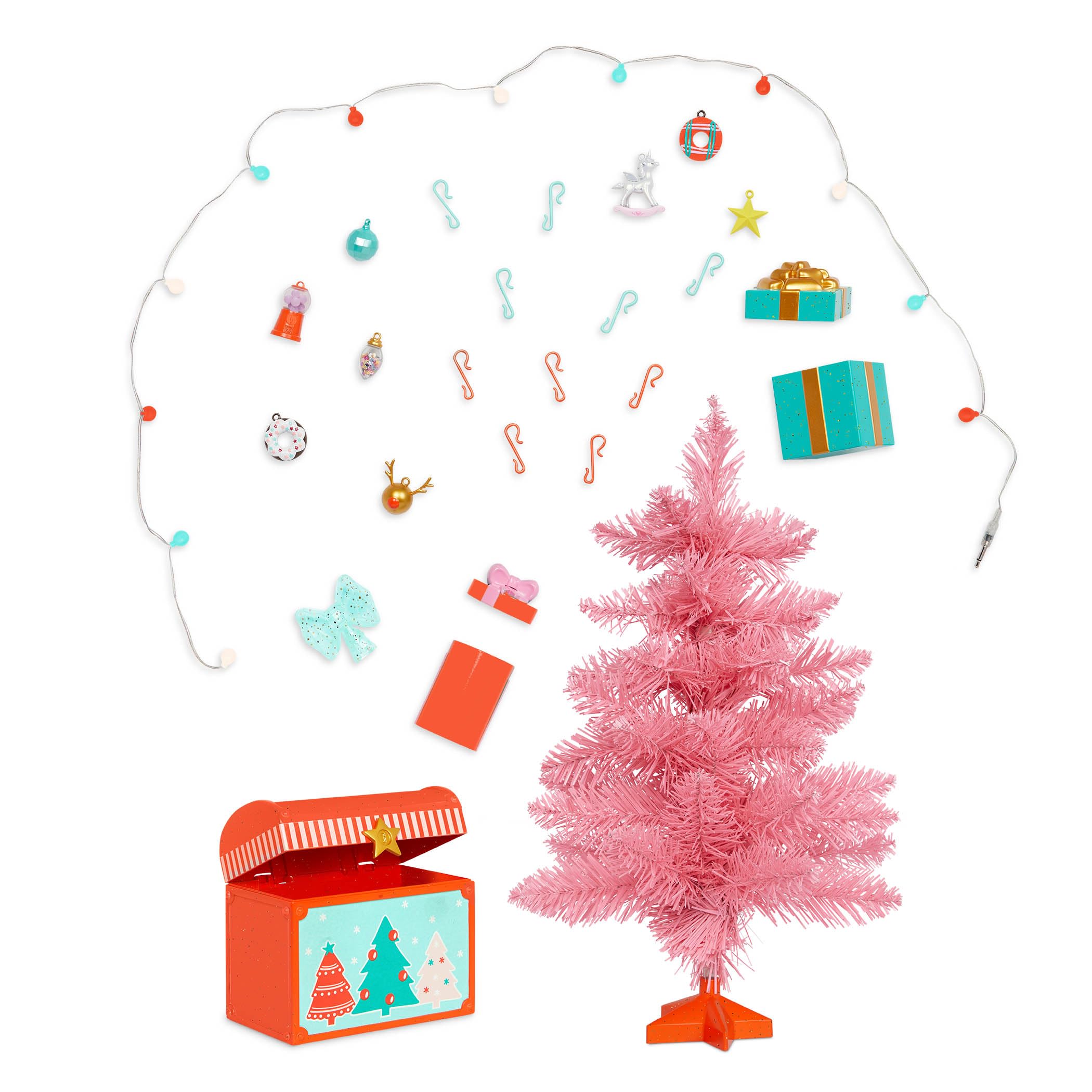 Foto 2 pulgar | Árbol De Invierno Playset Glitter Para Niñas, 27 Unidades, Con Luces De Más De 3 Años - Venta Internacional.