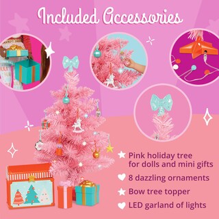 Foto 3 | Árbol De Invierno Playset Glitter Para Niñas, 27 Unidades, Con Luces De Más De 3 Años - Venta Internacional.