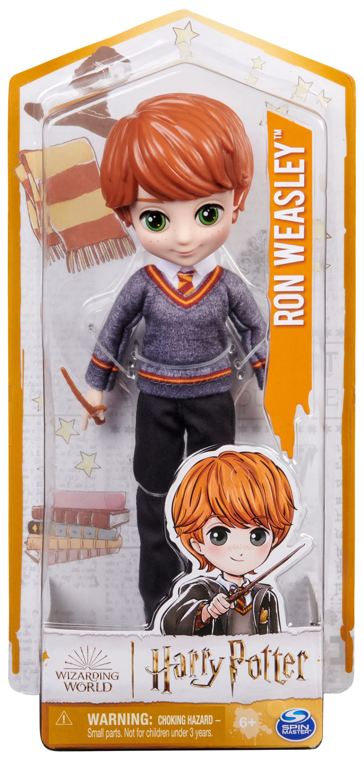 Foto 3 pulgar | Muñeca Wizarding World Harry Potter Ron Weasley, 20 Cm, Niños A Partir De 6 Años - Venta Internacional.