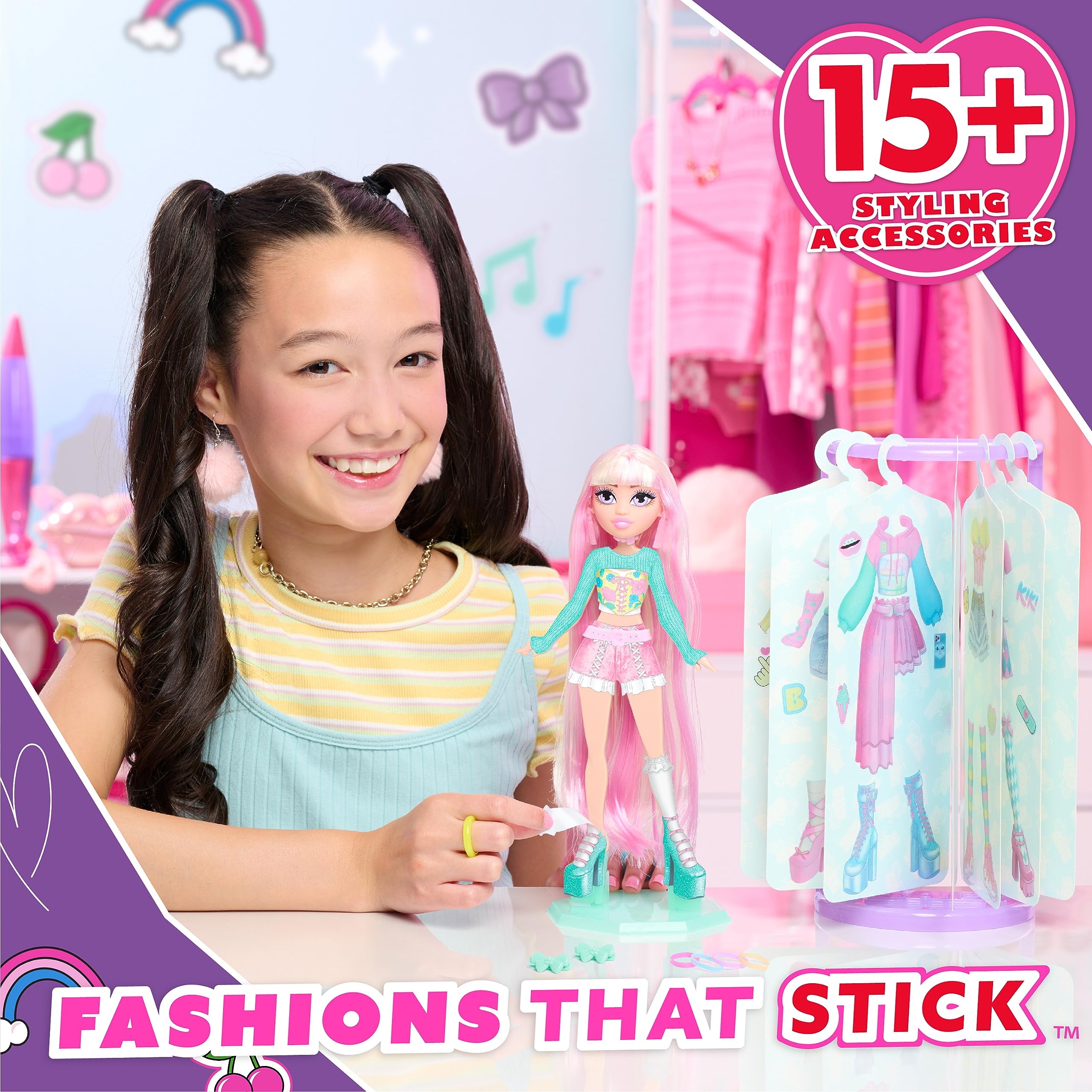 Foto 4 pulgar | Muñeca Moderna Just Play Style Bae Kiki De 25 Cm Con 31 Piezas - Venta Internacional.