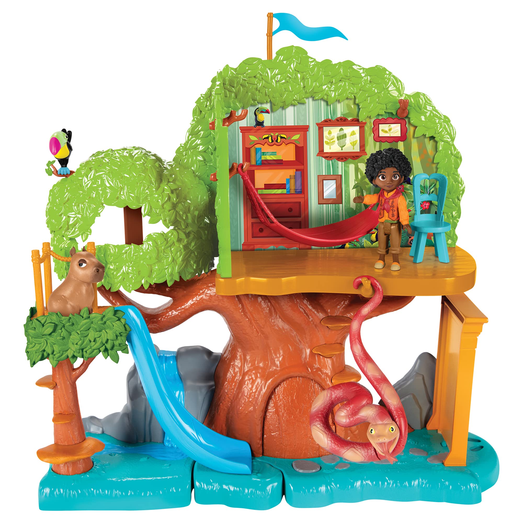 Playset Disney Encanto La Casa Del Árbol De Antonio Con Muñeco Antonio - Venta Internacional.