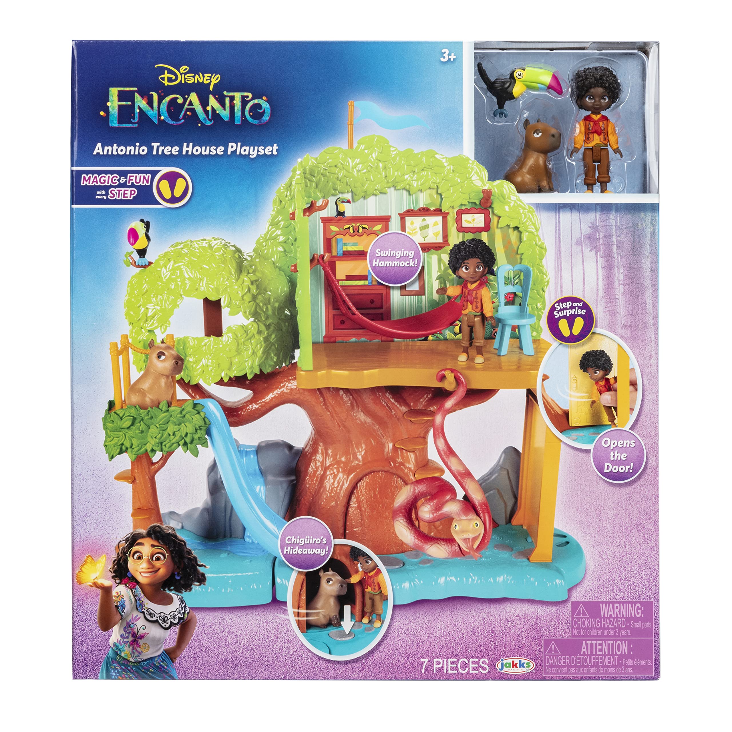 Foto 8 pulgar | Playset Disney Encanto La Casa Del Árbol De Antonio Con Muñeco Antonio - Venta Internacional.