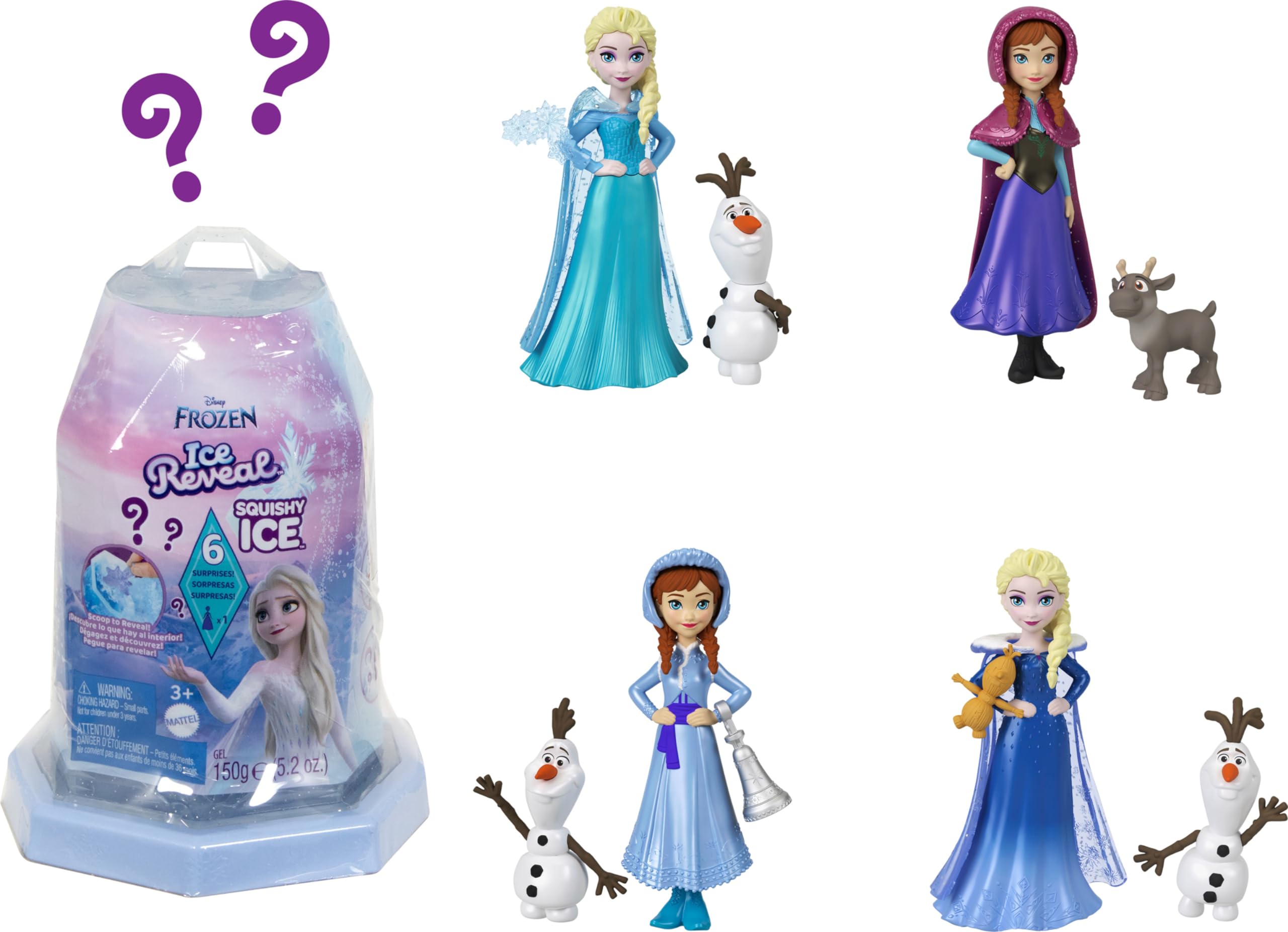 Foto 2 pulgar | Toy Mattel Disney Frozen Ice Reveal Con Gel De Hielo Blando - Venta Internacional.