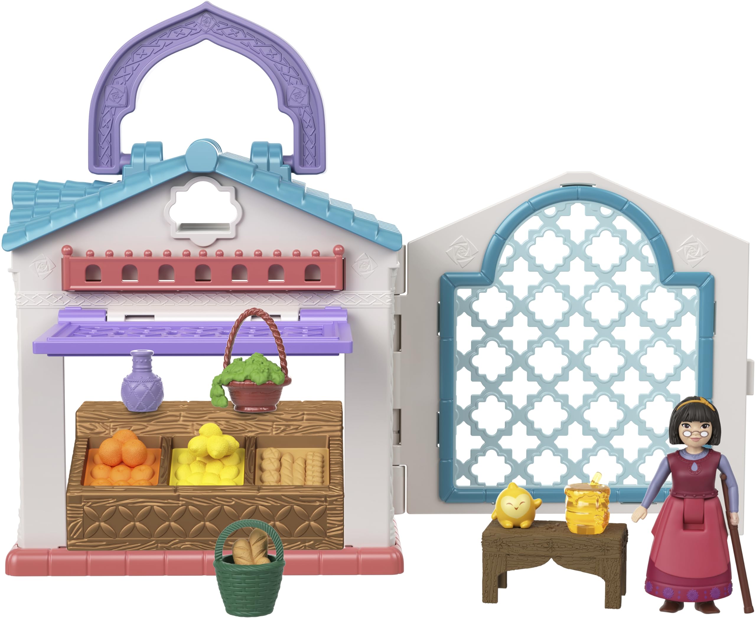 Micromuñeca Playset Mattel Disney Wish Dahlia's Rosas Con Acc - Venta Internacional.