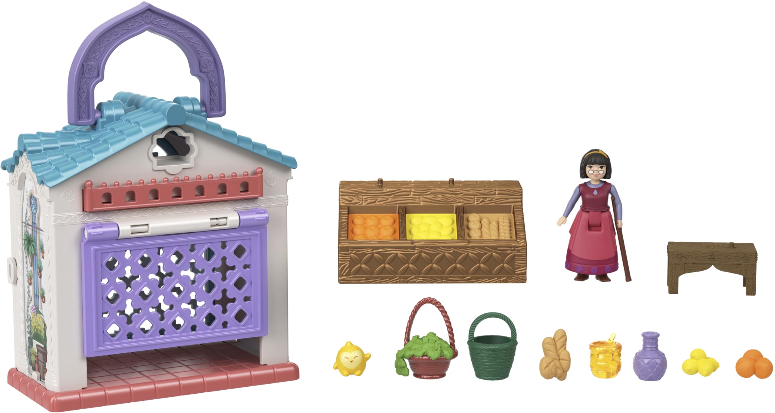 Foto 6 pulgar | Micromuñeca Playset Mattel Disney Wish Dahlia's Rosas Con Acc - Venta Internacional.