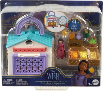 Foto 6 | Micromuñeca Playset Mattel Disney Wish Dahlia's Rosas Con Acc - Venta Internacional.