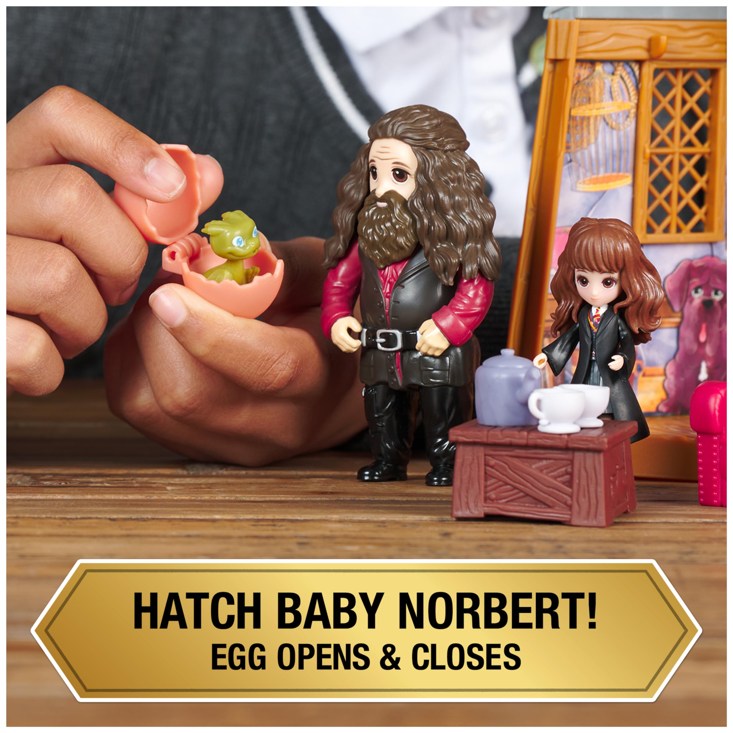 Foto 7 pulgar | Set De Juego Wizarding World Harry Potter Magical Minis La Cabaña De Hagrid - Venta Internacional.