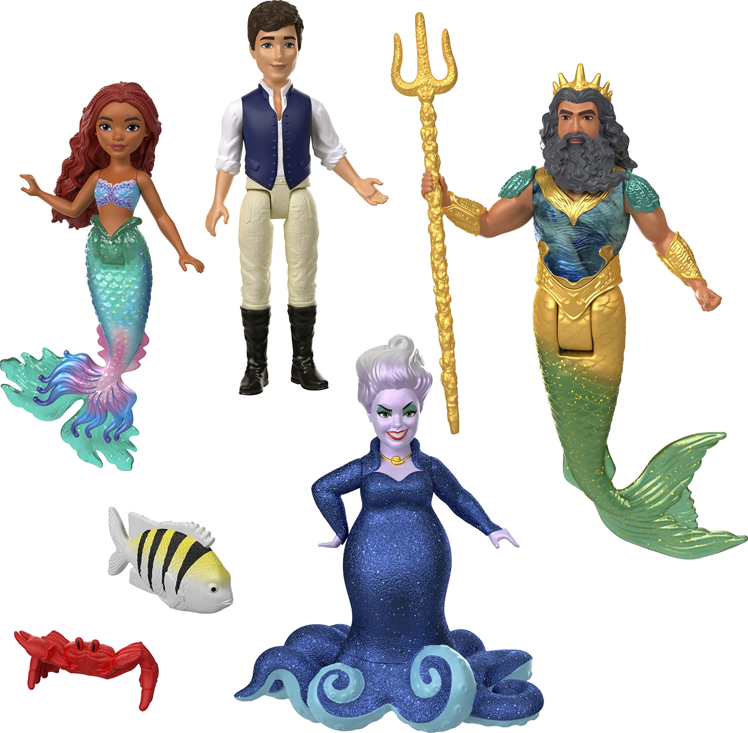 Set Toy Mattel Disney La Sirenita Y Las Aventuras De Ariel - Venta Internacional.