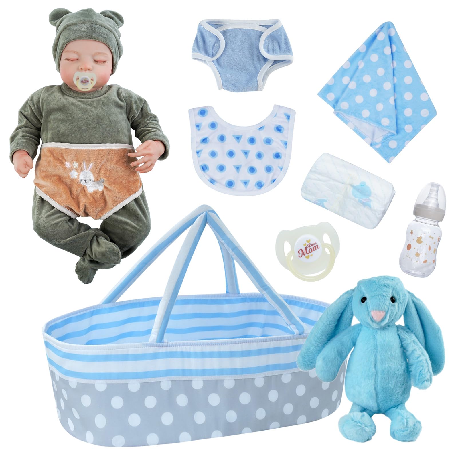 Foto 2 pulgar | Muñeca Reborn Babeside Relike, Realista, 20 Pulgadas, Para Niños De Más De 3 Años - Venta Internacional.