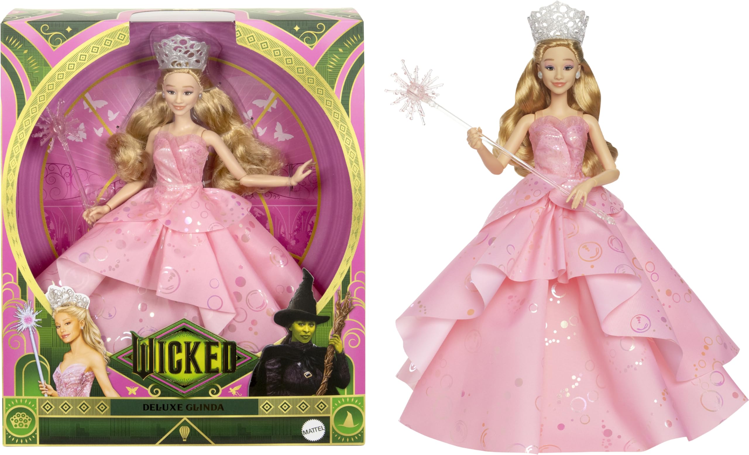 Foto 2 pulgar | Muñeca Moderna Mattel Universal Wicked Deluxe Glinda Con Acceso - Venta Internacional.