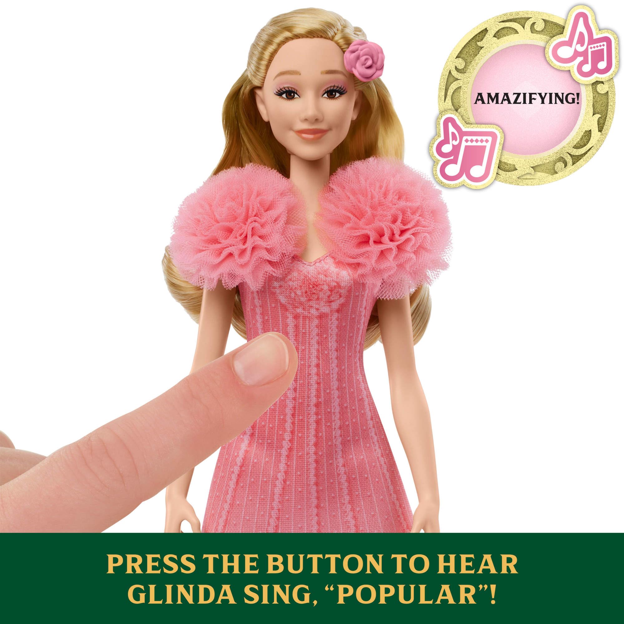 Foto 4 pulgar | Muñeca Moderna Mattel Universal Wicked Singing Glinda Con Acc - Venta Internacional.