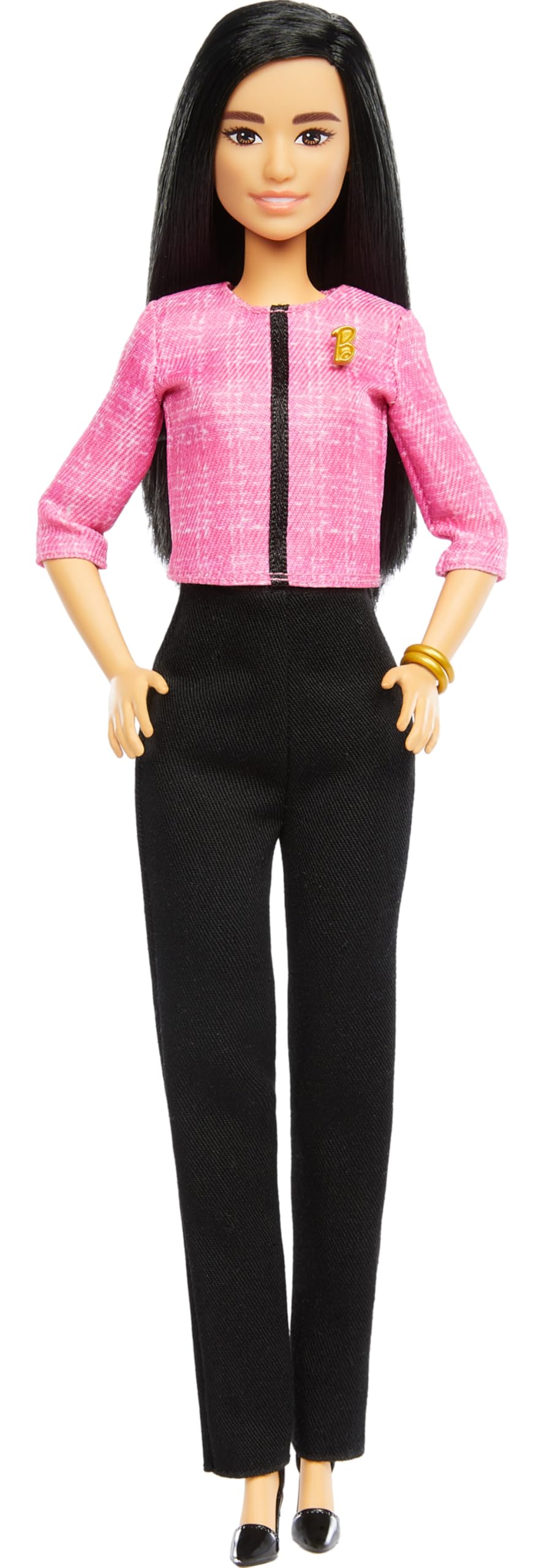Muñeca Barbie Careers Future Leader Con Pelo Negro Y Acceso. - Venta Internacional.