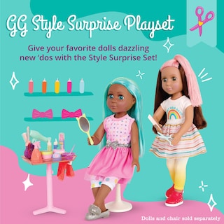 Foto 2 | Set De Peluquería Glitter Girls Para Muñecas De 14 Pulgadas Con Accesorios - Venta Internacional.