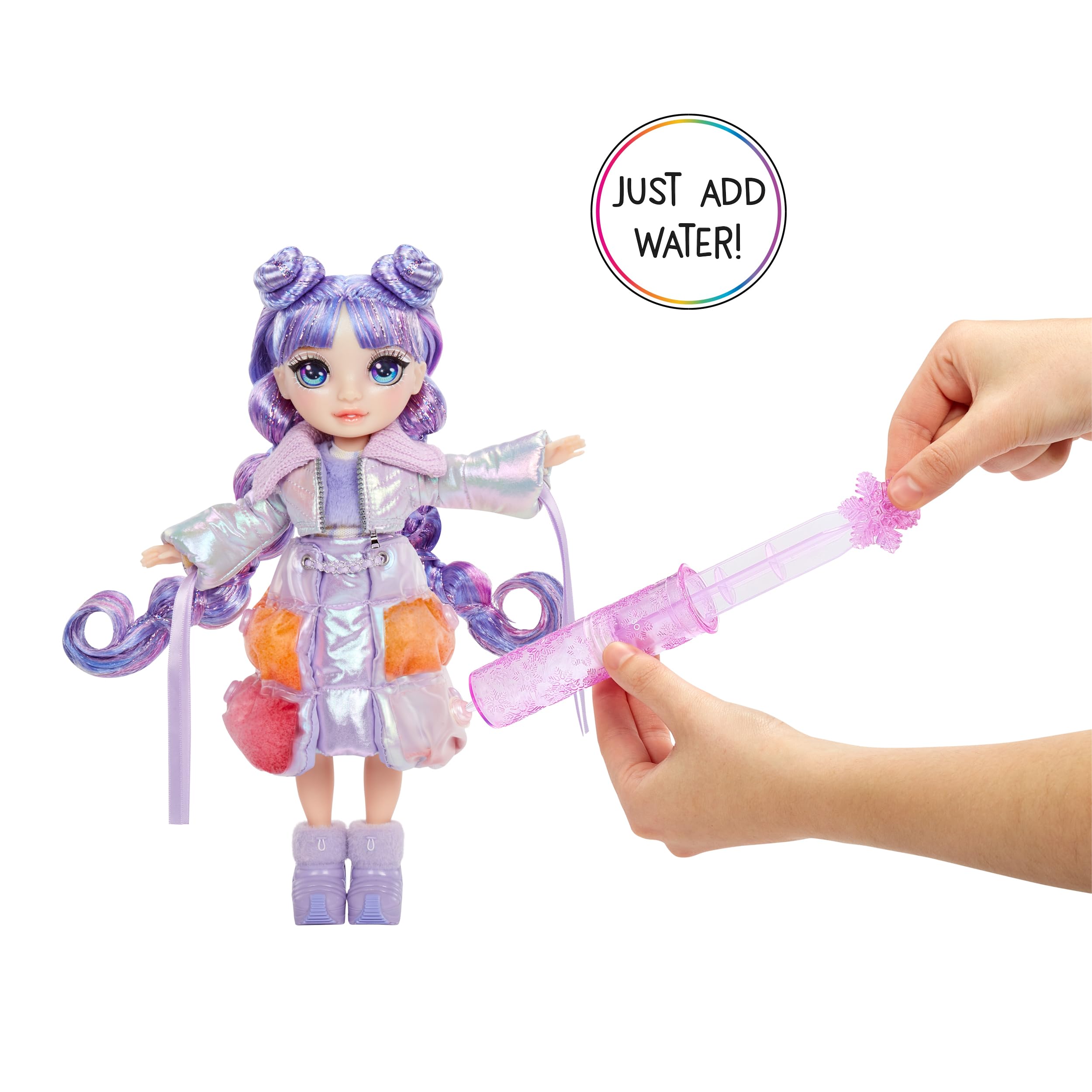 Foto 4 pulgar | Muñeca De Moda Rainbow High Winter Wonderland Violet Purple - Venta Internacional.