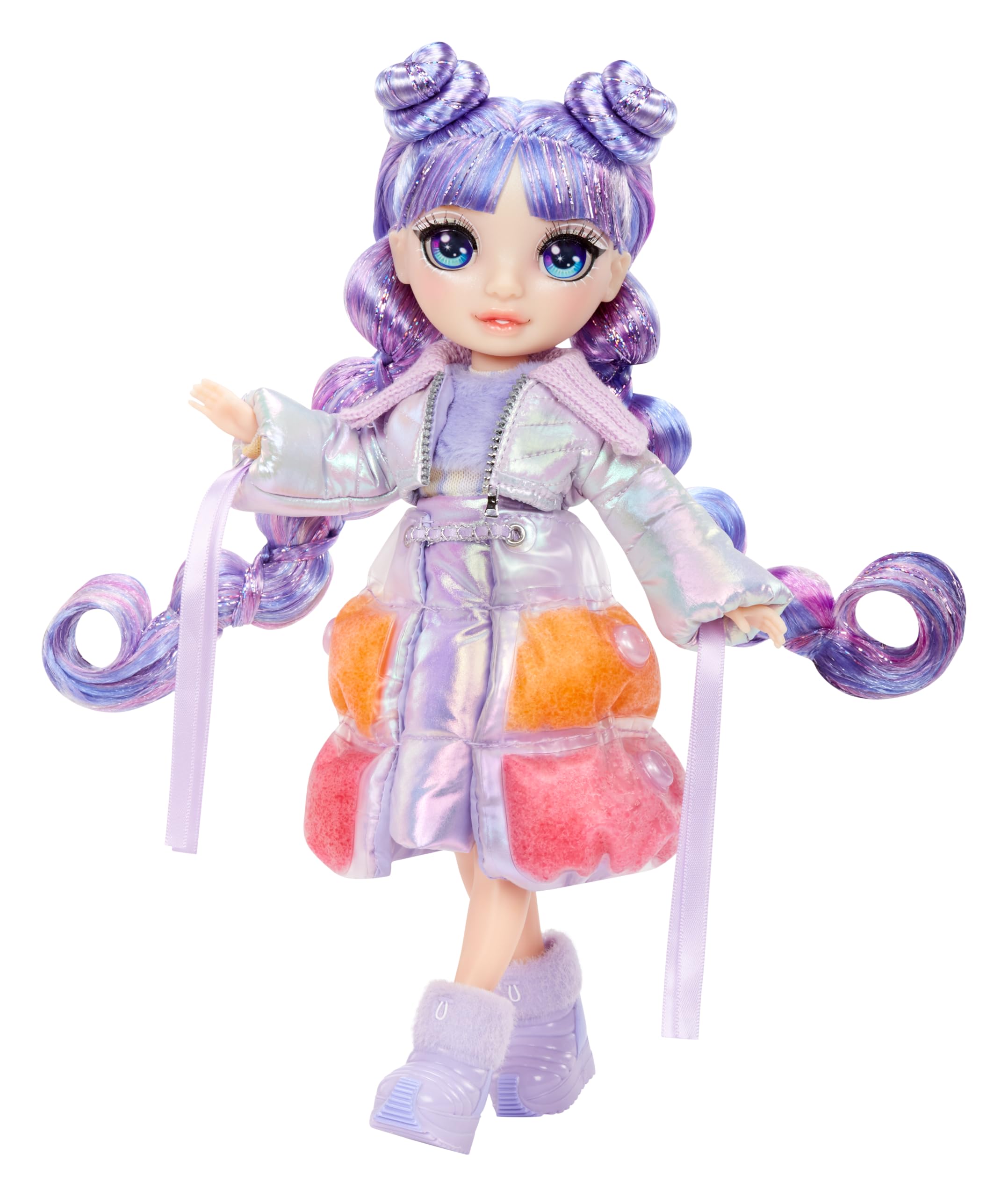 Foto 6 pulgar | Muñeca De Moda Rainbow High Winter Wonderland Violet Purple - Venta Internacional.