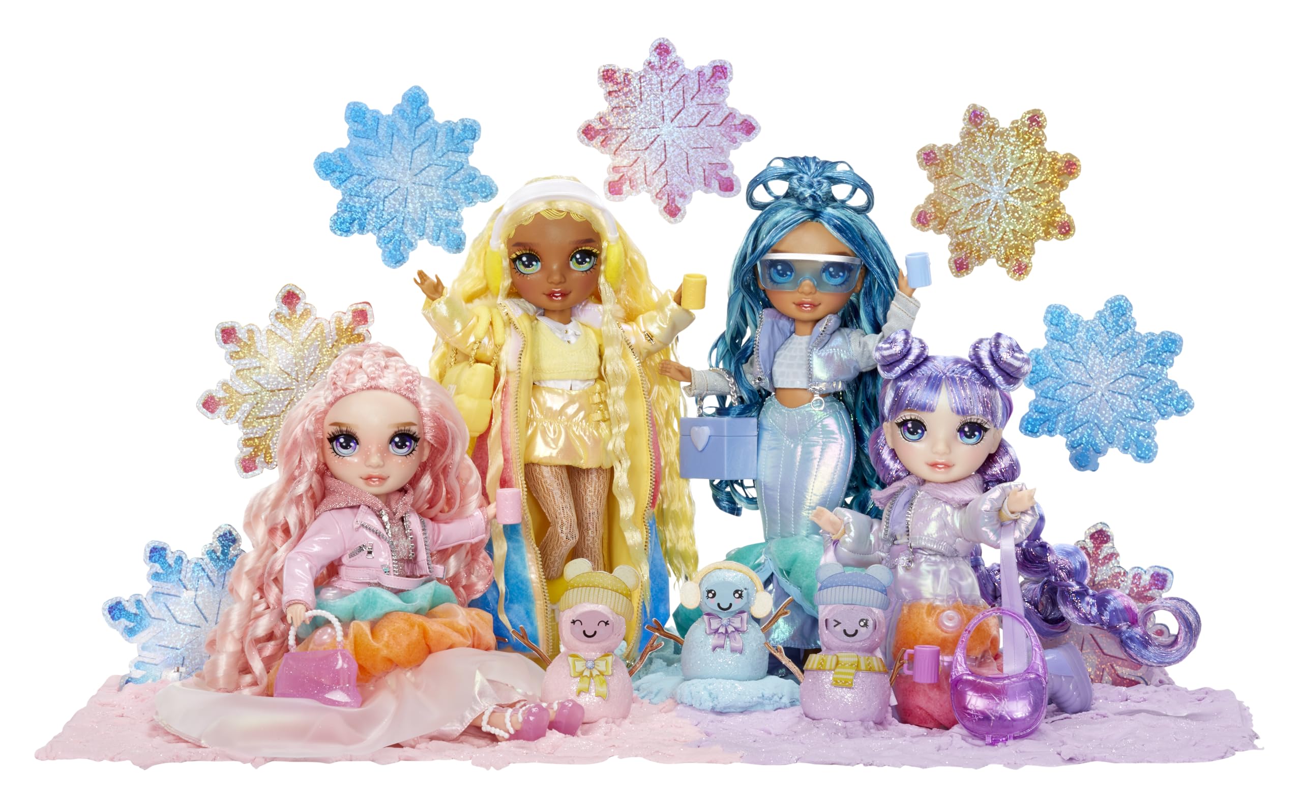 Foto 7 pulgar | Muñeca De Moda Rainbow High Winter Wonderland Violet Purple - Venta Internacional.