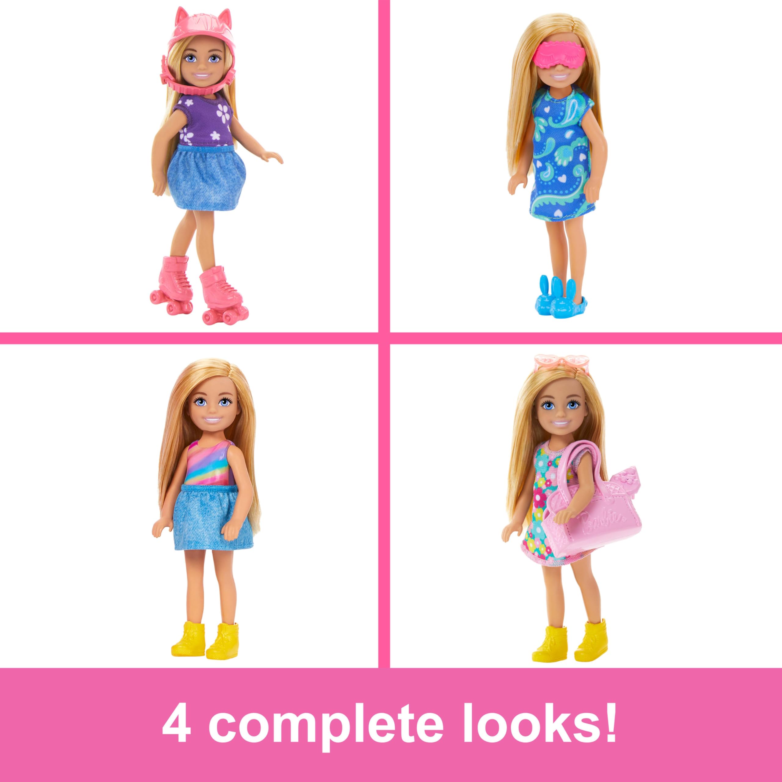 Foto 4 pulgar | Toy Playset Barbie Chelsea Para Muñecas Y Armario Con 15 Prendas - Venta Internacional.