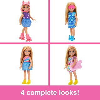 Foto 3 | Toy Playset Barbie Chelsea Para Muñecas Y Armario Con 15 Prendas - Venta Internacional.