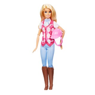 Foto 1 | Muñeca Moderna Barbie Malibu Con Traje De Equitación Y Casco - Venta Internacional.