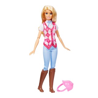 Foto 5 | Muñeca Moderna Barbie Malibu Con Traje De Equitación Y Casco - Venta Internacional.
