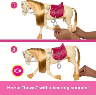 Foto 3 | Toy Horse Barbie The Great Horse Chase Con Sonidos Y Música - Venta Internacional.
