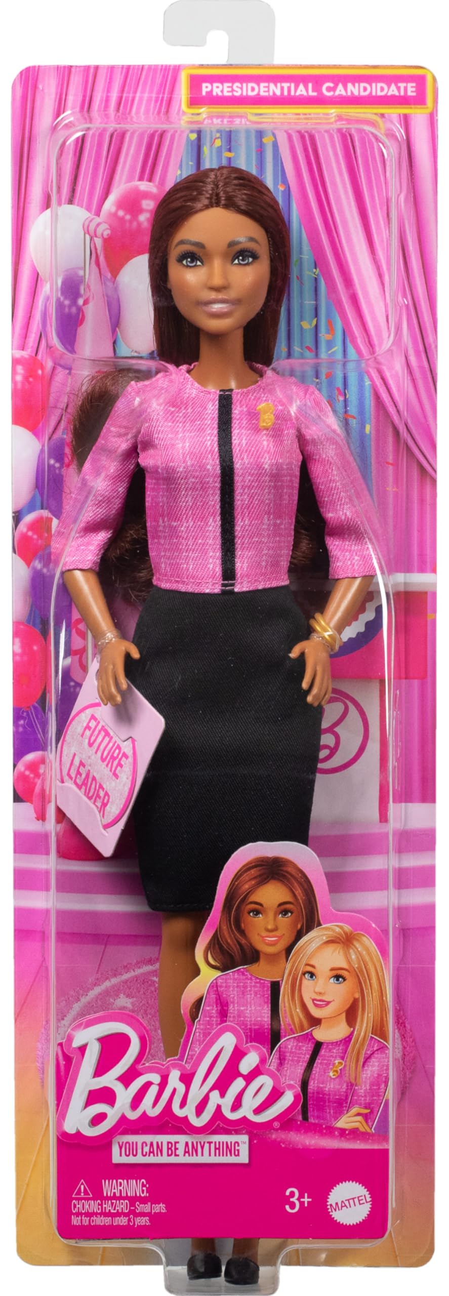 Foto 7 pulgar | Muñeca Barbie Careers Future Leader Con Cabello Castaño Claro - Venta Internacional.