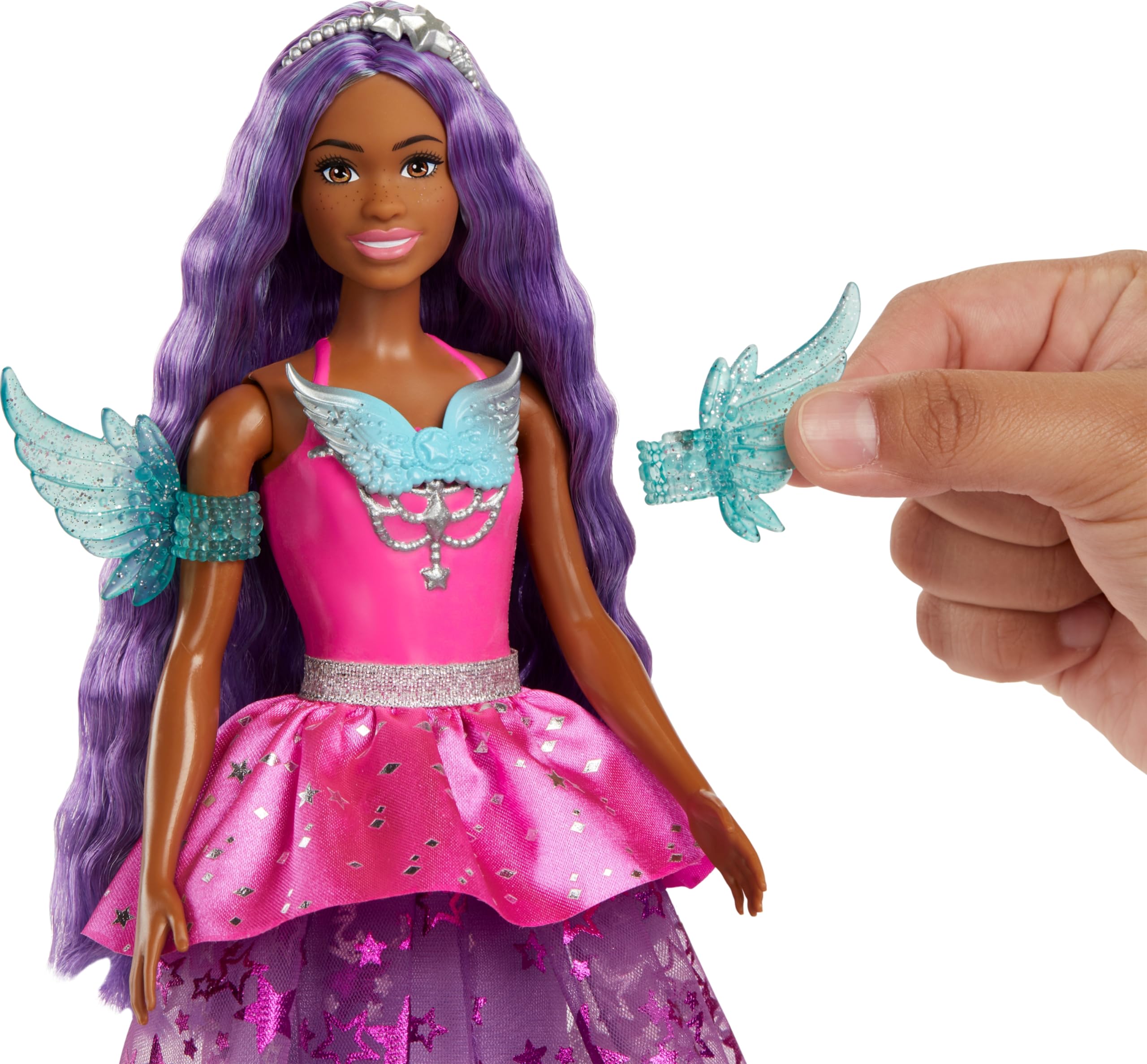Foto 3 pulgar | Muñeca Barbie Barbie «brooklyn» A La Moda Con 2 Mascotas De Fantasía - Venta Internacional.
