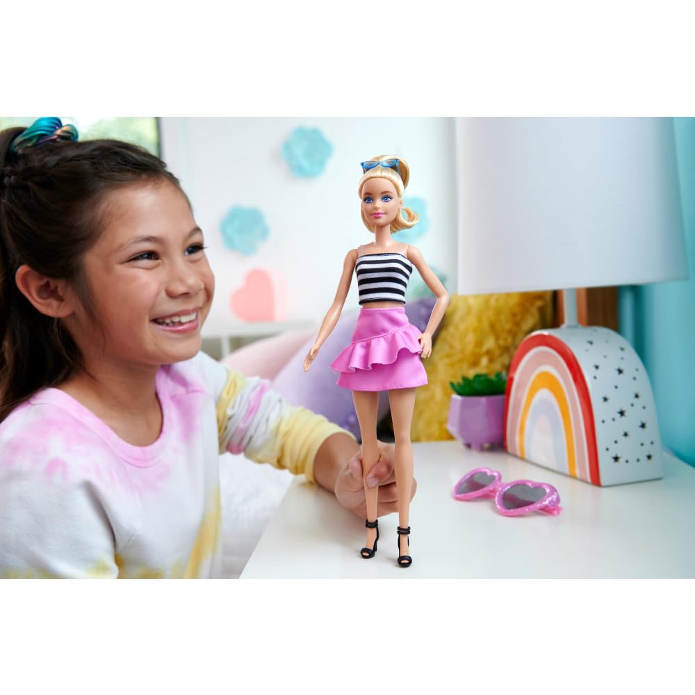 Foto 2 | Muñeca De Moda Barbie Fashionistas #213 Blonde 65 Aniversario - Venta Internacional.
