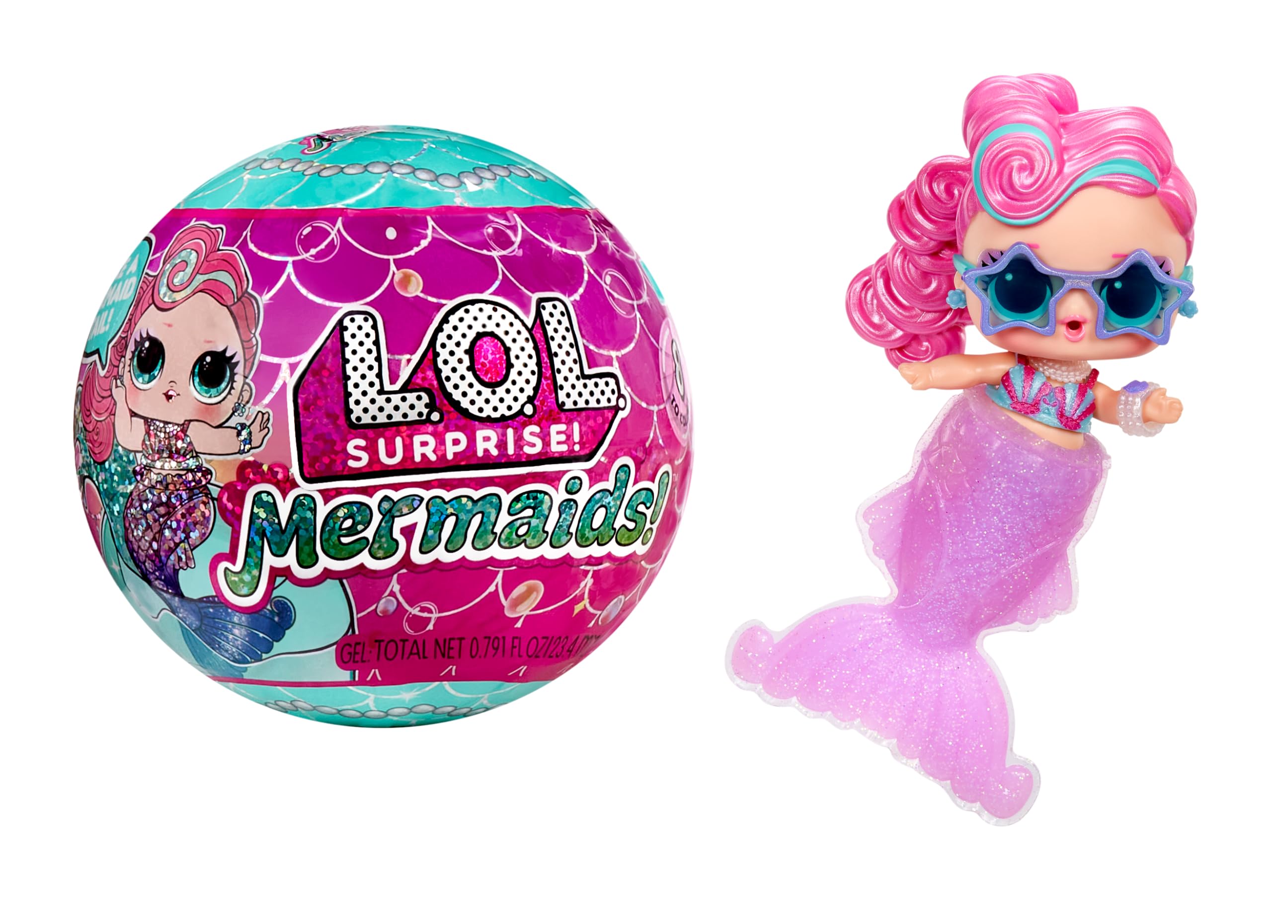 ¡sorpresa De Toy L.o.l.! Sirenas Para Bebés Con Cola Que Cambia De Color Desde Hace Más De 4 Años - Venta Internacio