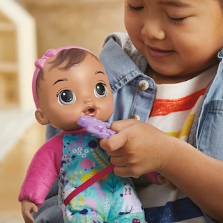 Foto 2 | Pelo Castaño Suave Y Bonito De Doll Baby Alive, 28 Cm, Lavable A Partir De 18 M - Venta Internacional.