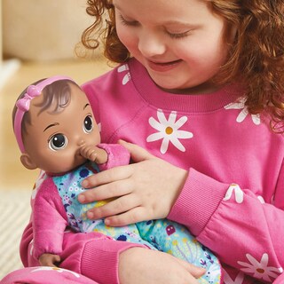 Foto 3 | Pelo Castaño Suave Y Bonito De Doll Baby Alive, 28 Cm, Lavable A Partir De 18 M - Venta Internacional.