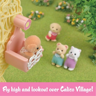 Foto 5 | Dollhouse Playset Calico Critters Baby Ferris Wheel Con Caniche De Juguete - Venta Internacional.