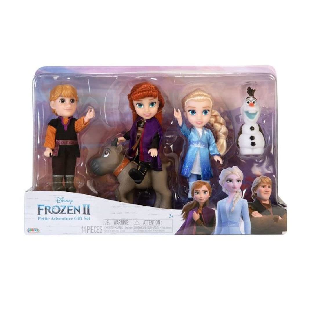 Set De Regalo Para Muñecas Frozen Disney 2 Petite Con Elsa, Anna Y Kristoff - Venta Internacional.