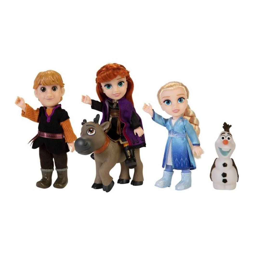 Foto 3 pulgar | Set De Regalo Para Muñecas Frozen Disney 2 Petite Con Elsa, Anna Y Kristoff - Venta Internacional.