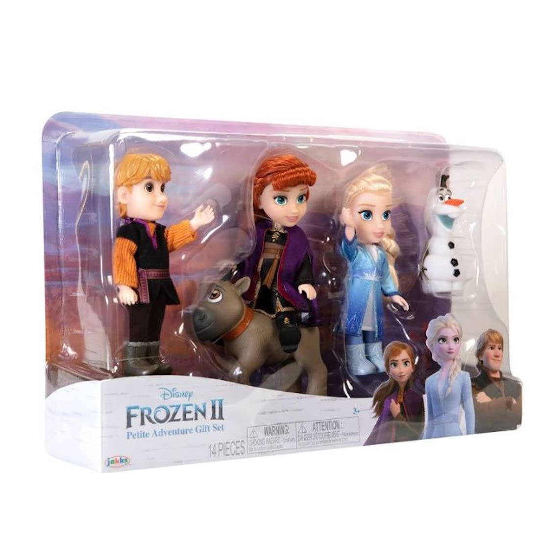 Foto 4 pulgar | Set De Regalo Para Muñecas Frozen Disney 2 Petite Con Elsa, Anna Y Kristoff - Venta Internacional.