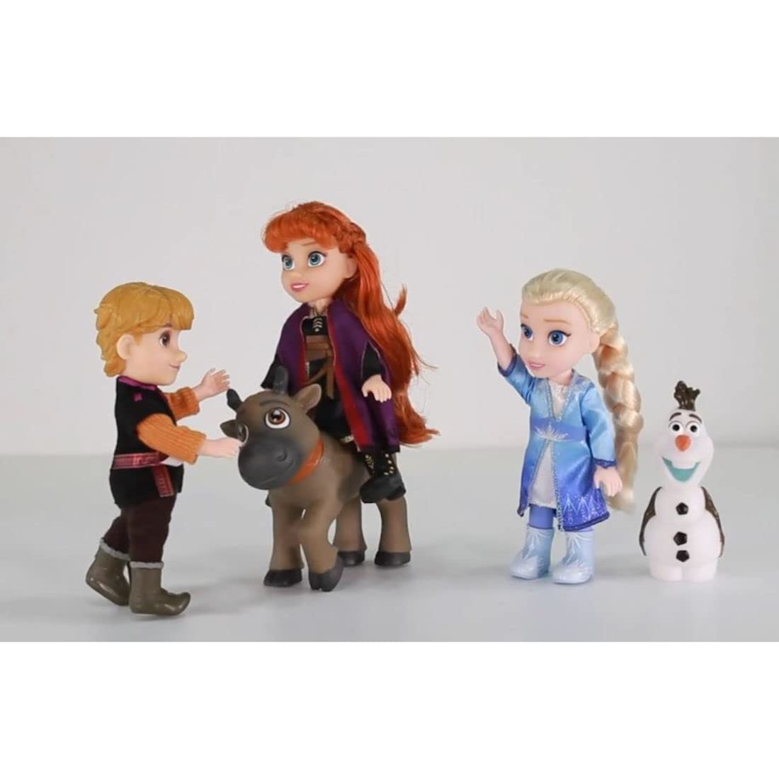 Foto 5 pulgar | Set De Regalo Para Muñecas Frozen Disney 2 Petite Con Elsa, Anna Y Kristoff - Venta Internacional.