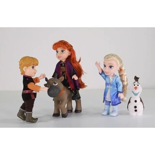 Foto 4 | Set De Regalo Para Muñecas Frozen Disney 2 Petite Con Elsa, Anna Y Kristoff - Venta Internacional.