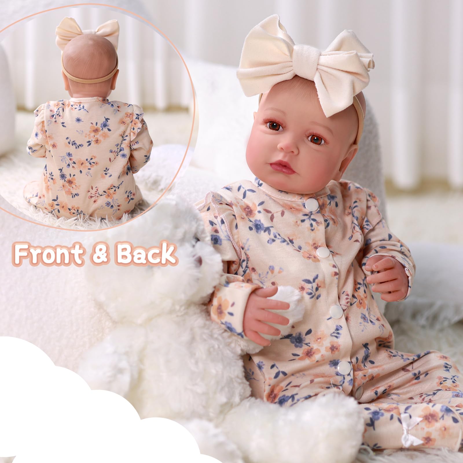 Foto 5 pulgar | Muñeca Reborn Babeside Relike Girl De 50 Cm Con Kit De Alimentación - Venta Internacional.